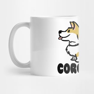 Corgi Love with Words Mug